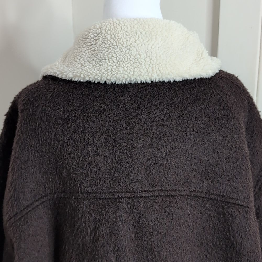 Levi's XL Brown Baby Bubble Wool Trucker Jacket, NEW - Picture 5 of 16